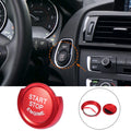 Engine Start Stop Button Cap with Ring Kit for BMW 1 2 3 4 Series X1 X2