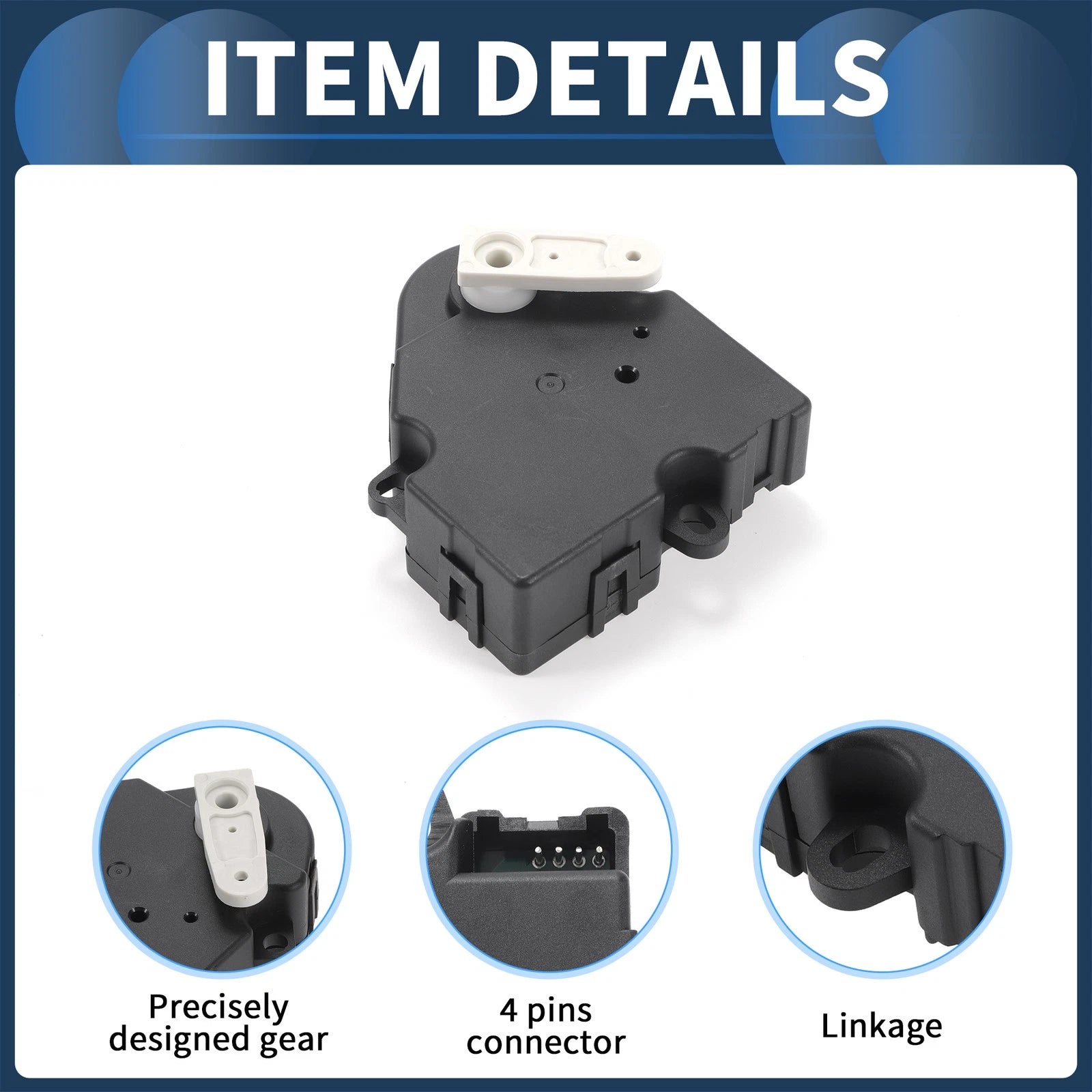 HVAC Heater Blend Door Control Actuator Replacement for Chevrolet Venture (2001–2005)