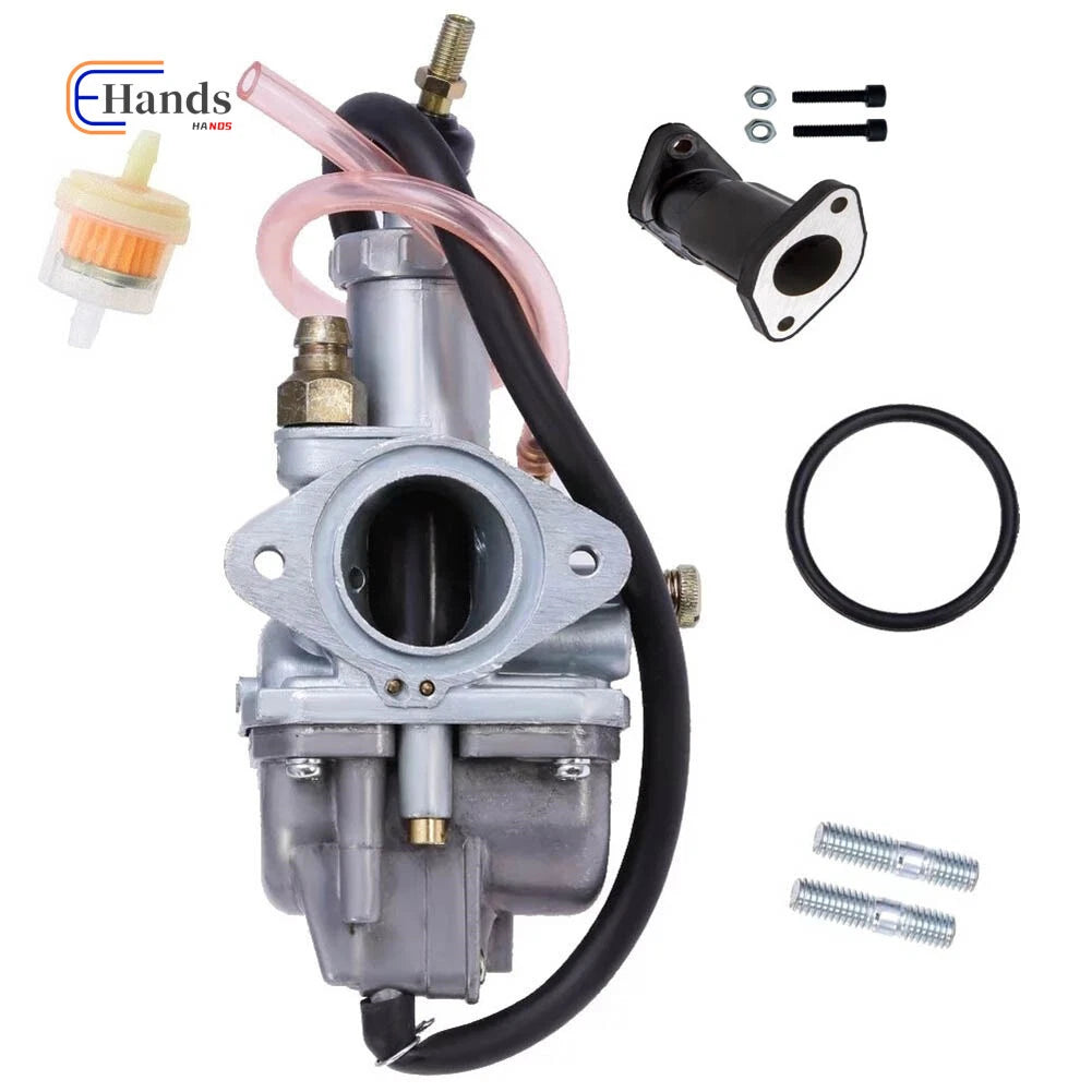 Carburetor w/ Intake Manifold Boot for Yamaha Tri Moto YTM200 (1983–1985)