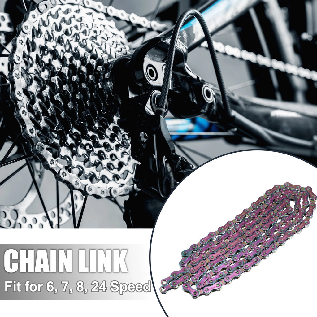 Speed Chain Replacement 10 Speed 116 Links for Bicycle Bike (2008–2024)