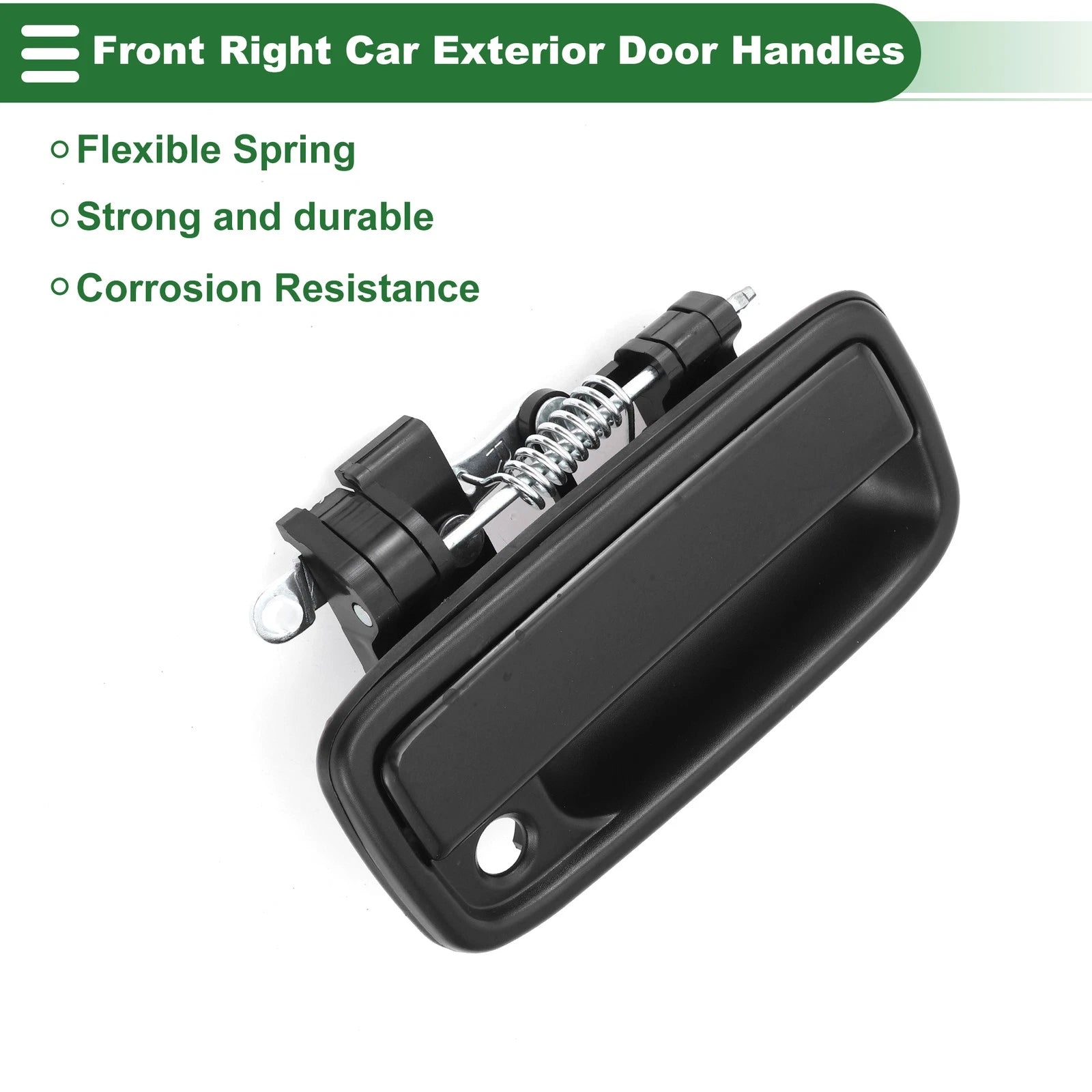 Front Right Exterior Door Handle Replacement for Toyota Tacoma (2016–2023)