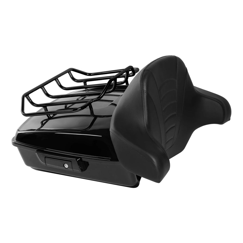 Chopped Trunk Backrest Pad for Harley Touring (2014–2026)