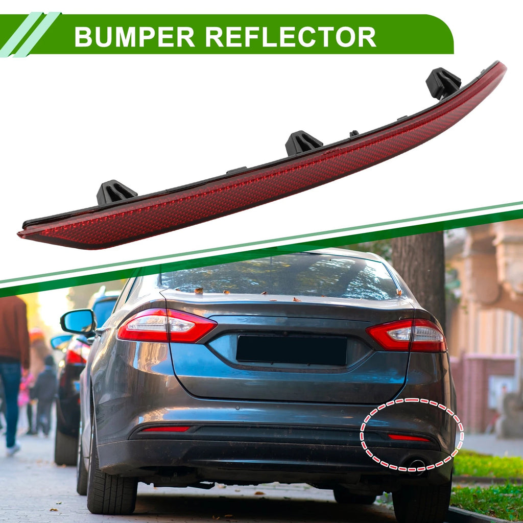 Bumper Reflector Replacement for Ford Fusion 2019–2020 Rear Right Red