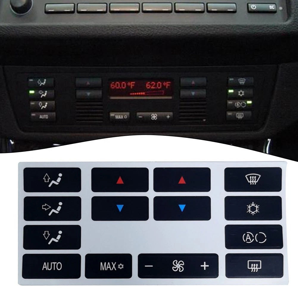 Black Decal Sticker for Car Interior
