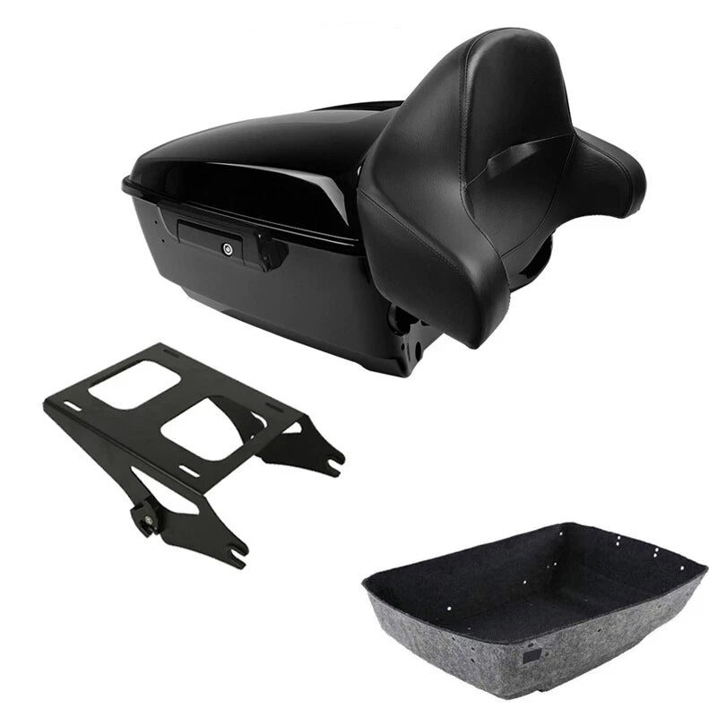 Backrest Mount Rack for Harley Touring Street Glide (2014–2026)