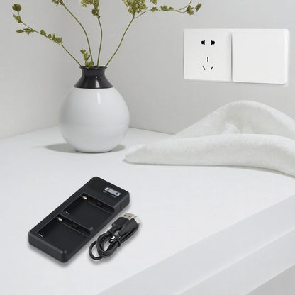Lightweight Dual USB Charger for Sony NPF Batteries