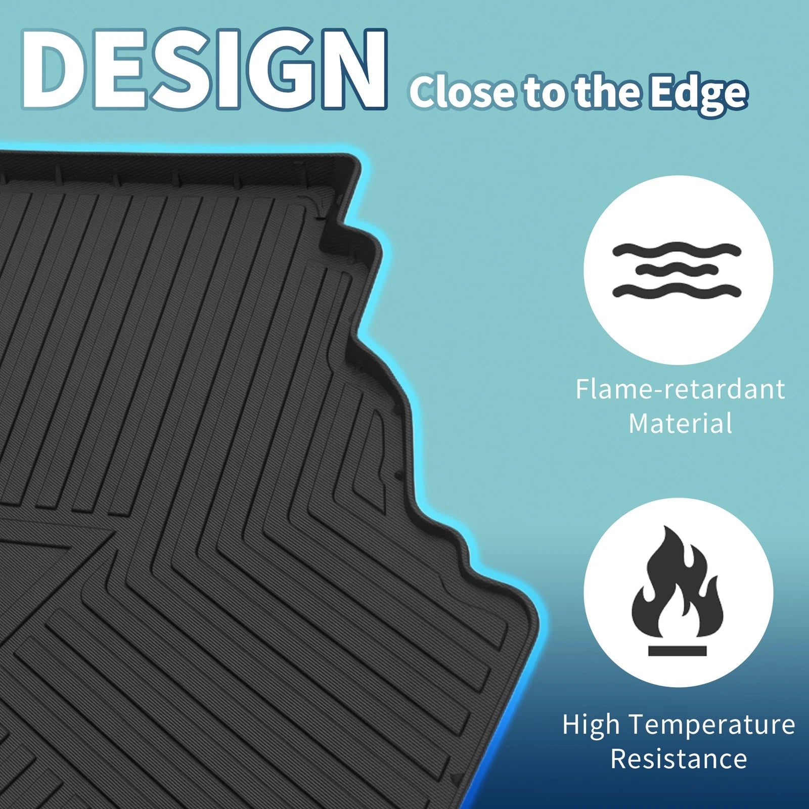 Cargo Liner Rear Trunk Mat for Toyota Camry (2006–2011) TPE 1 Pc