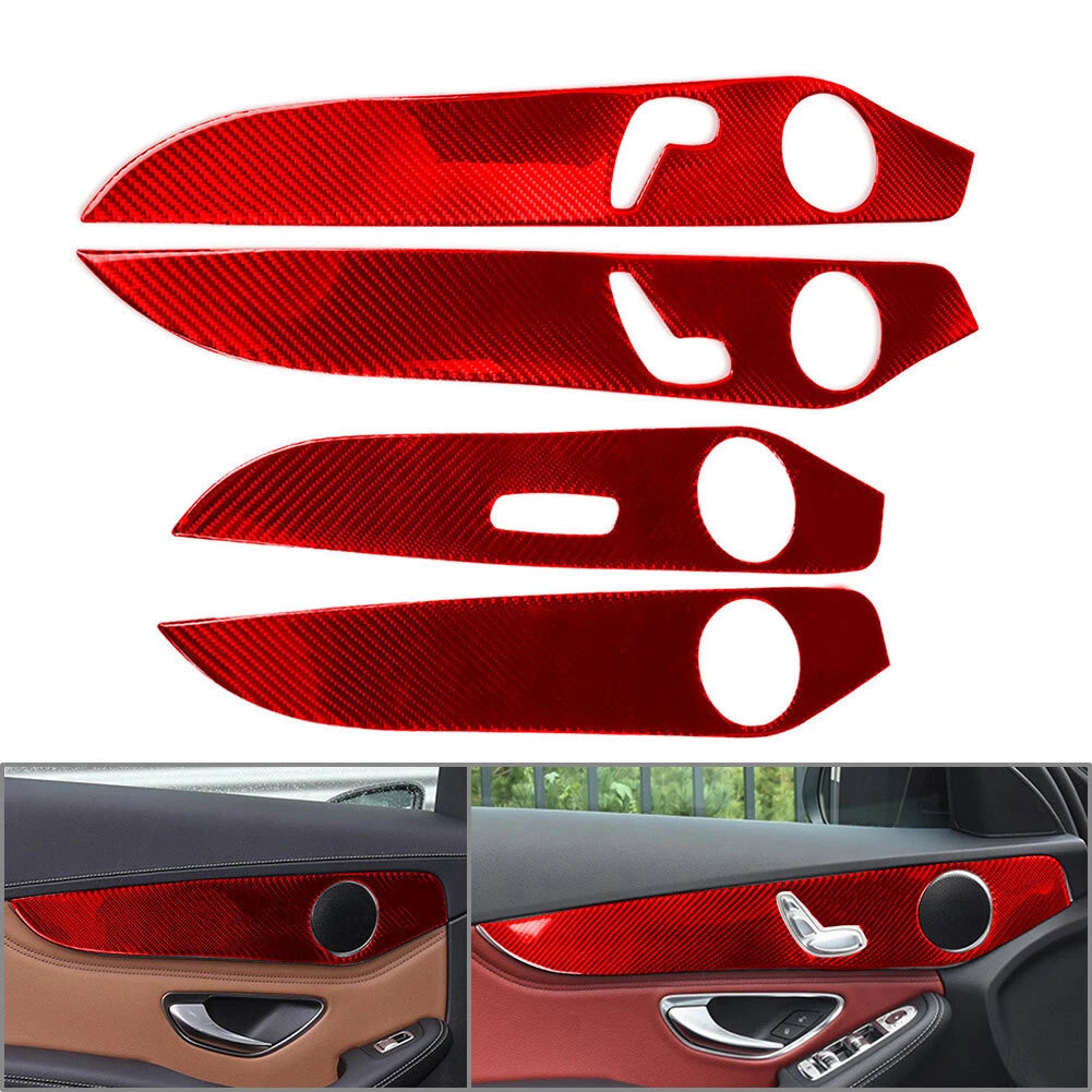 For Benz C Class W205 2014-21 GLC Class X253 2016-21 Interior Door Panel Cover C