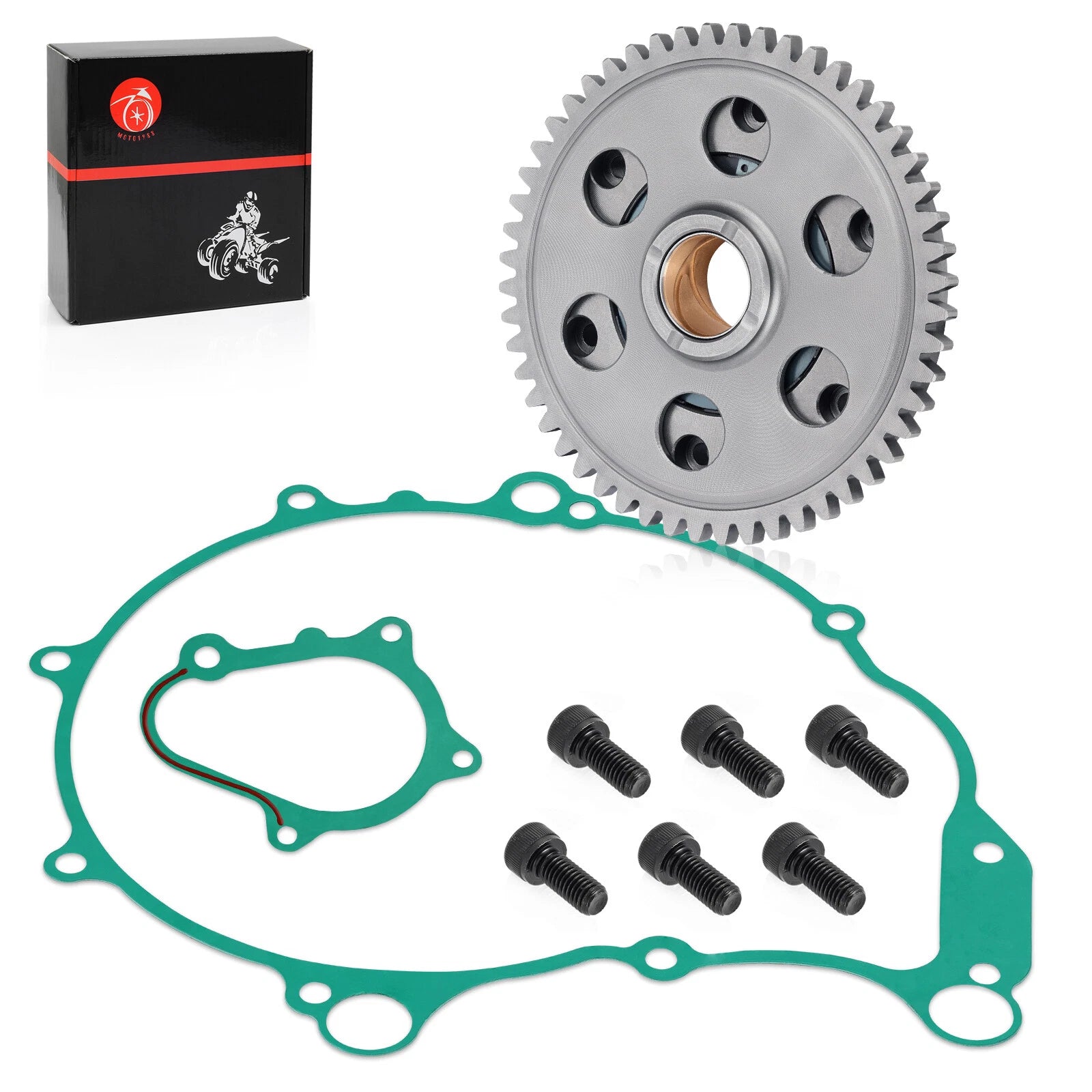 Heavy Duty Starter Clutch Kit Gear Gasket for Yamaha Raptor 660R (2004–2005)