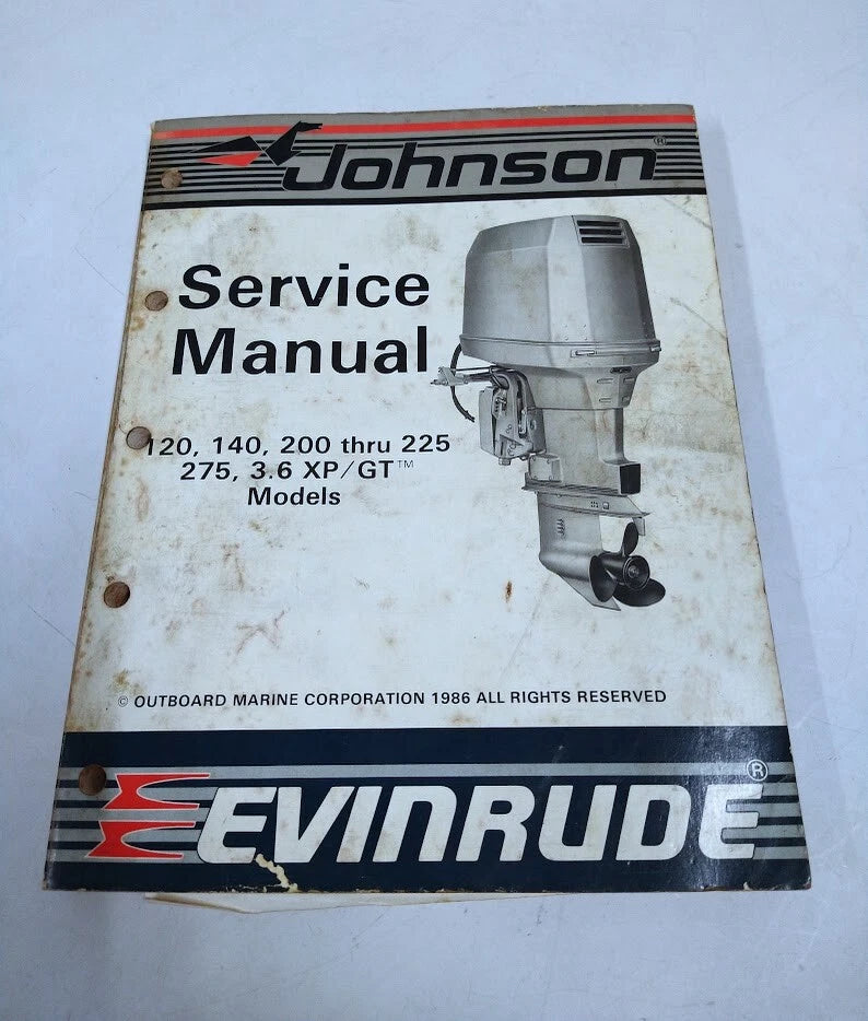 Service Manual for Johnson Evinrude 507619 (CU Loop V)