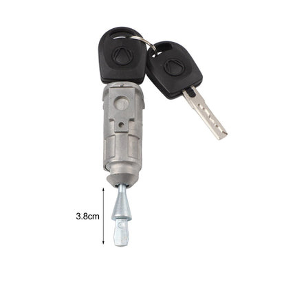 Door Lock Cylinder for Polo (2010–2021) with 2X Key Left Driver Side