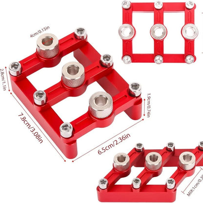 Wood Dowel Jig Kit for Precise Hole Drilling and Alignment