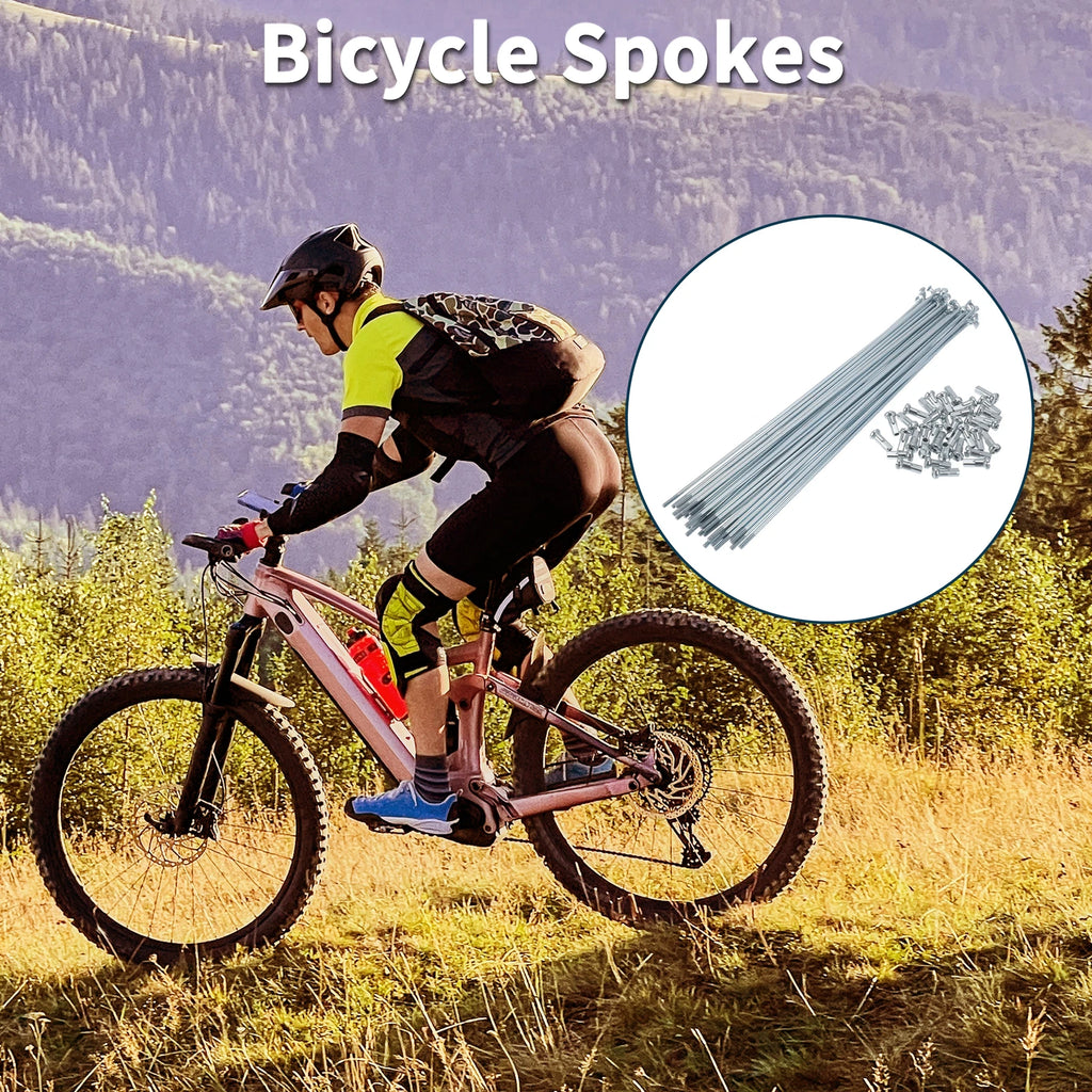 Bicycle Spokes Nipple 45 Steel Galvanized Universal for 13G (203mm)
