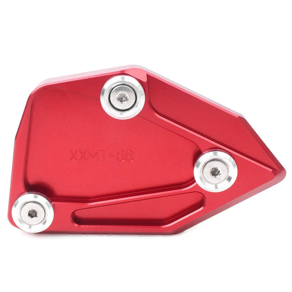 Kickstand Side Stand Extension Pad for BMW C650 GT (2012–2016) Red