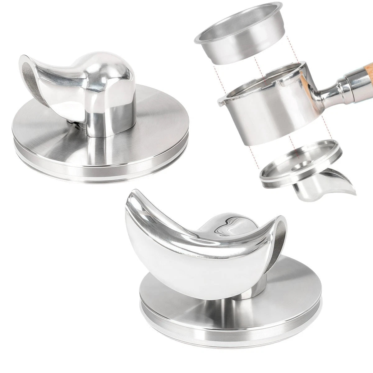 54mm Stainless Steel Spouts for Bottomless Portafilters Espresso Parts