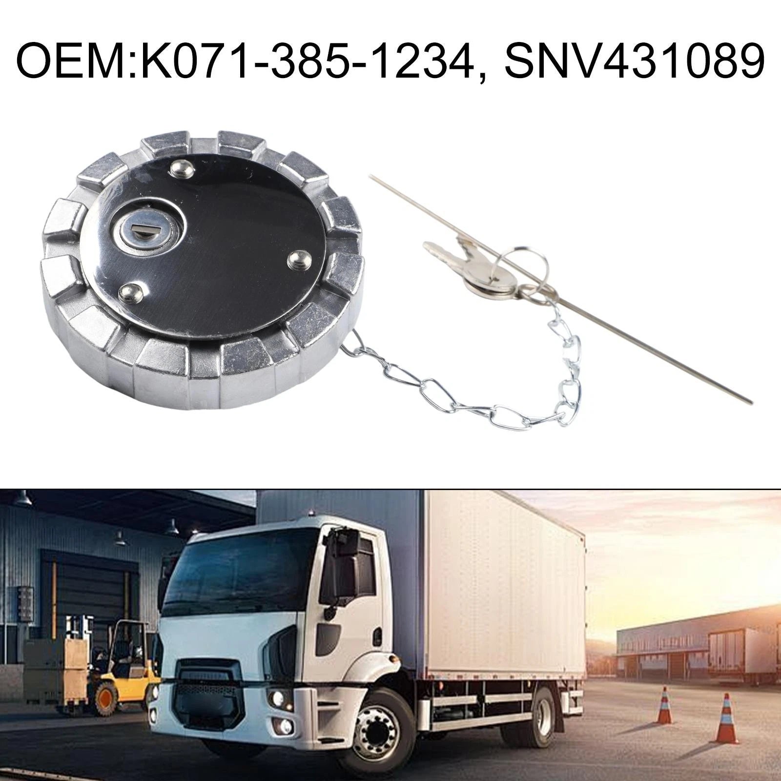Lockable Fuel Cap for Heavy Duty Trucks (K0713851234)