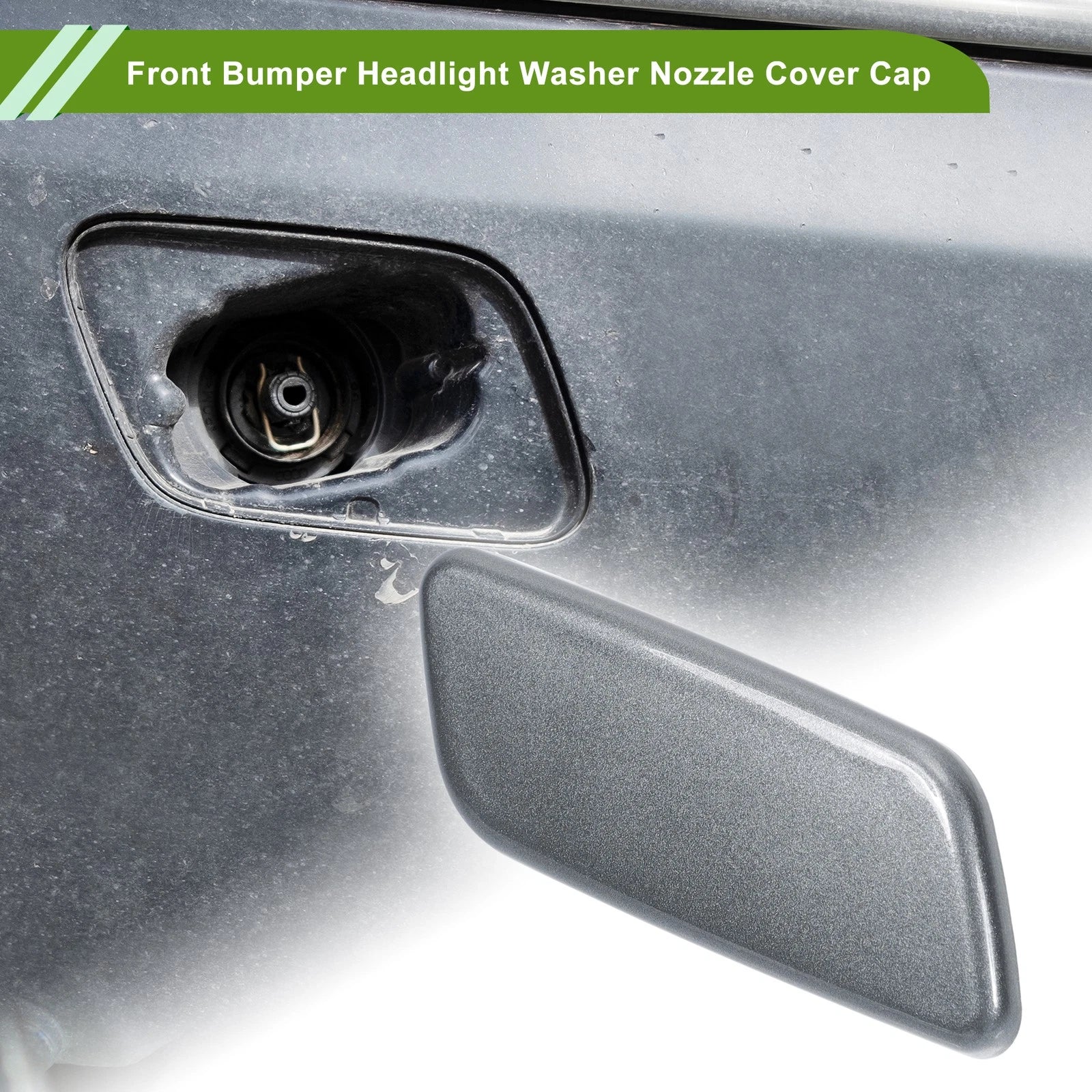 Front Right Washer Nozzle Cover Cap for Toyota Prado (2012–2015) Gray