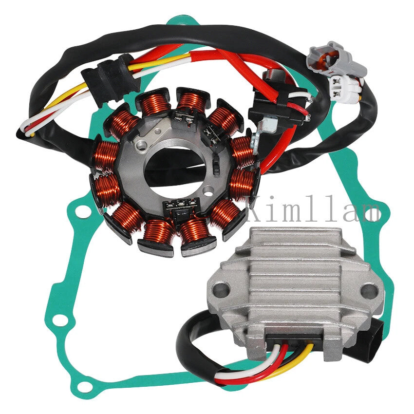 Stator Coil + Regulator Rectifier + Gasket for Yamaha YFZ450R (2004–2008)