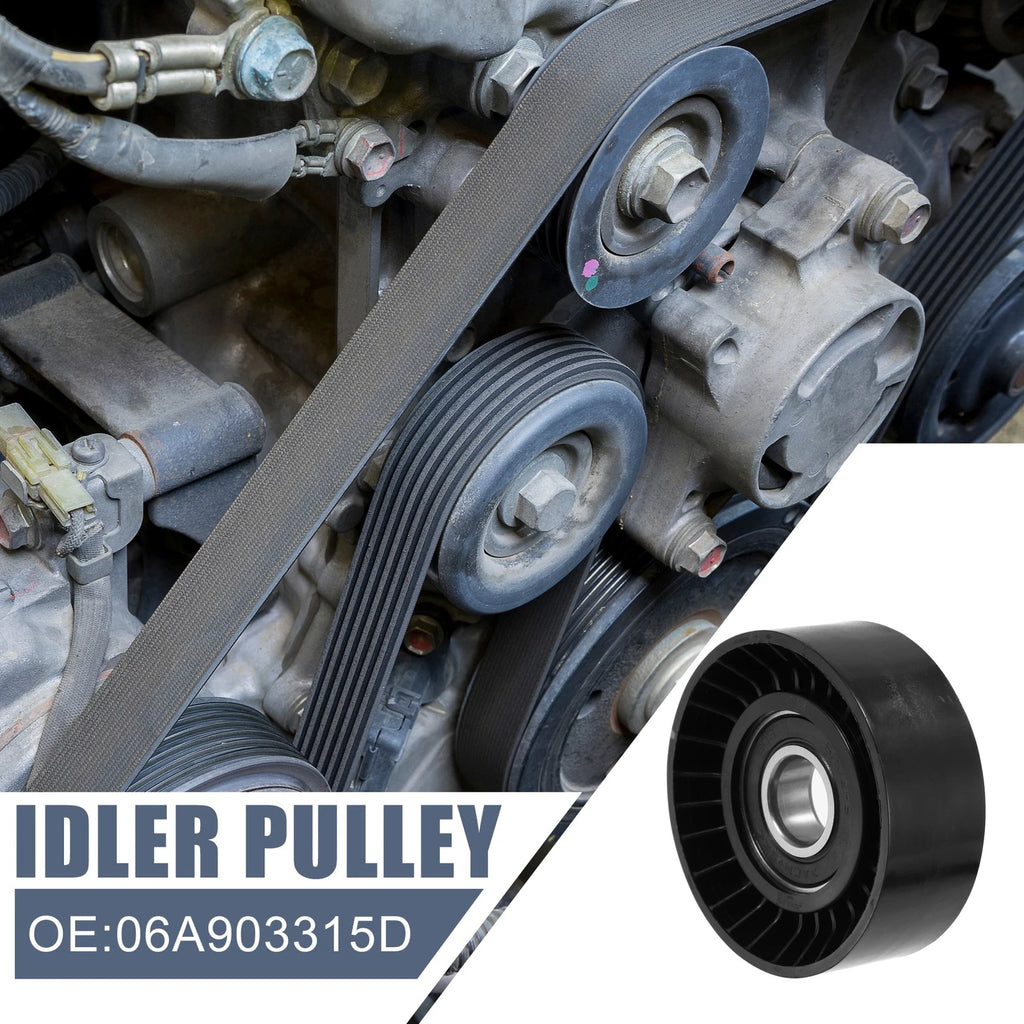 Drive Belt Idler Pulley Replacement for Audi A3 and BMW 2006–2008