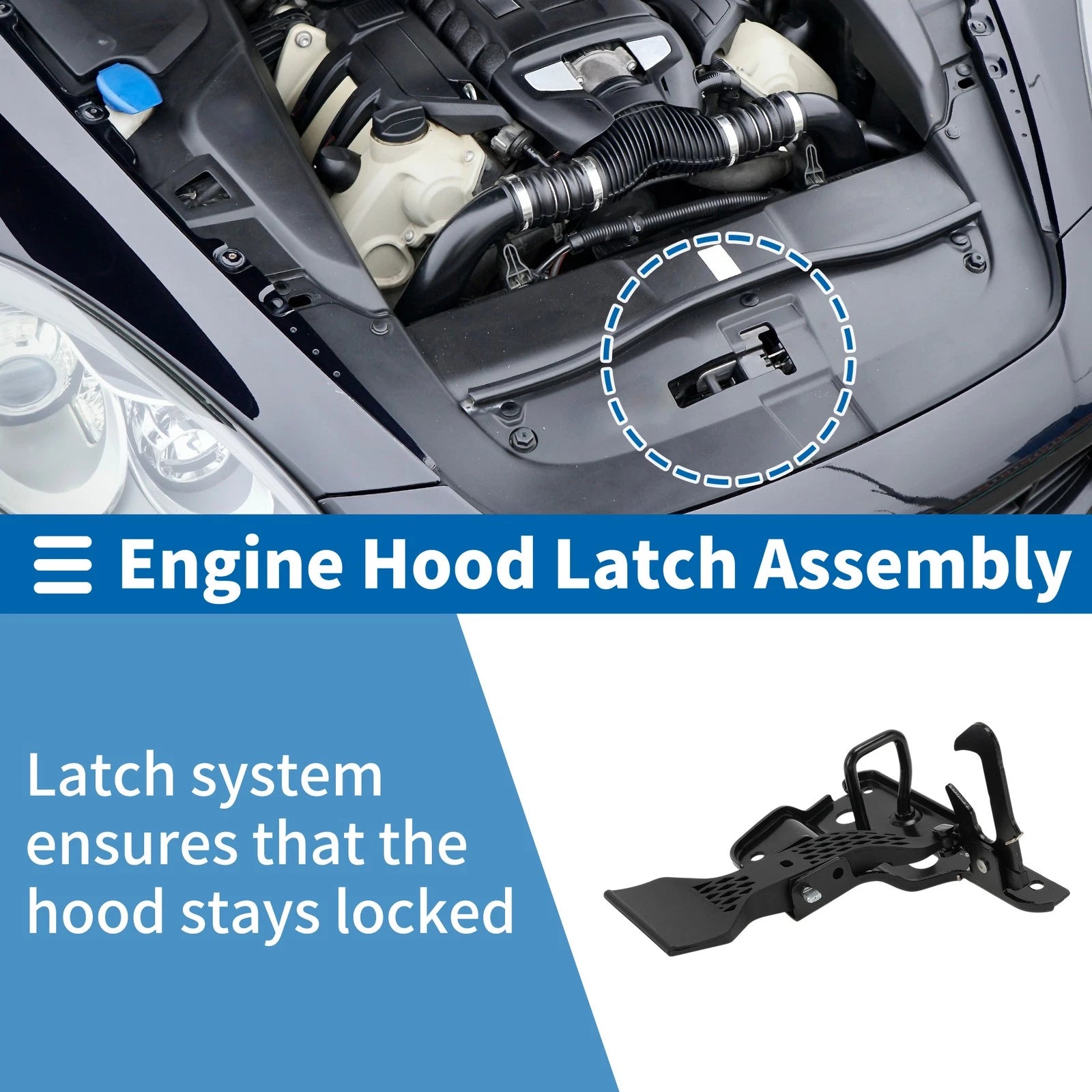 Hood Latch Assembly for Audi A4 (2005–2008)