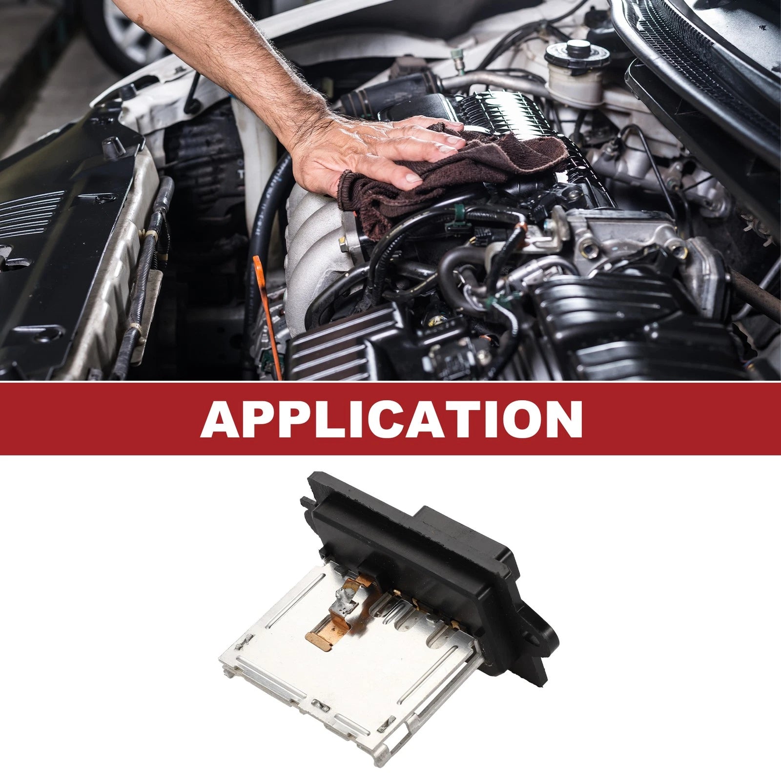 HVAC Blower Motor Resistor Replacement for Mitsubishi Pajero (2000–2022)