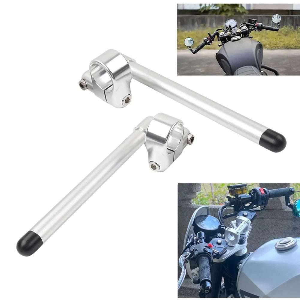 46MM Cafe Racer Clip-On Handlebar for Universal Motorcycle (All Years)