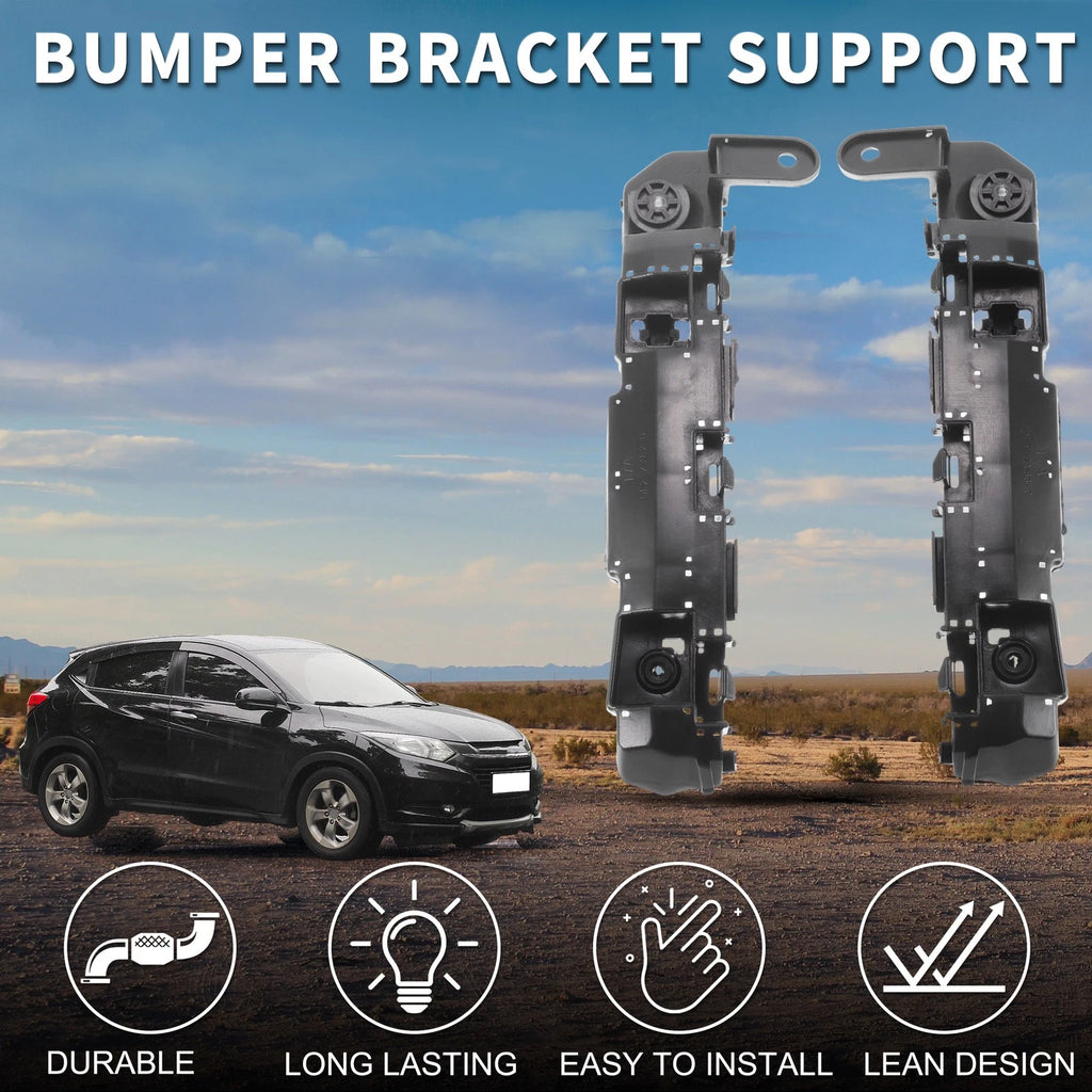 Front Bumper Retainer Bracket Pair Replacement for Honda HR-V (2016–2022)