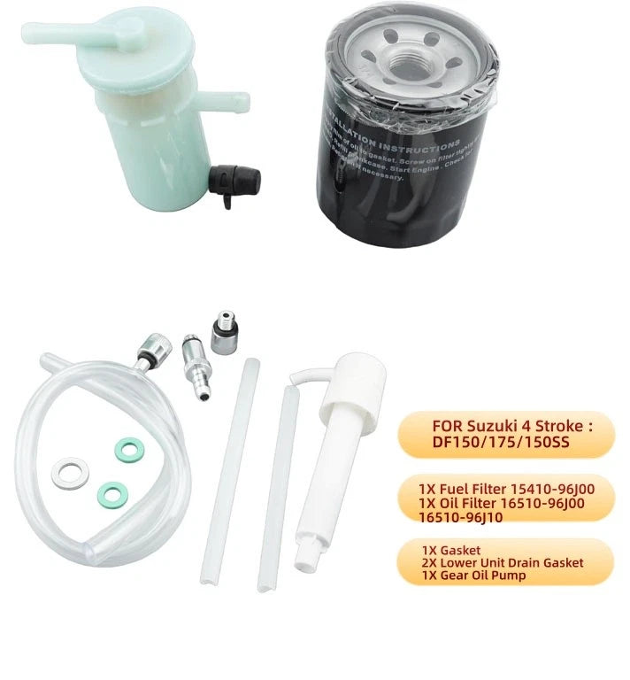 Outboard Oil & Filter Change Kit for Suzuki (16510-61A31)