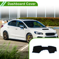 Dash Cover Mat with Sticker for Mazda3 BP (2019–2024) Black Blue 1 Set