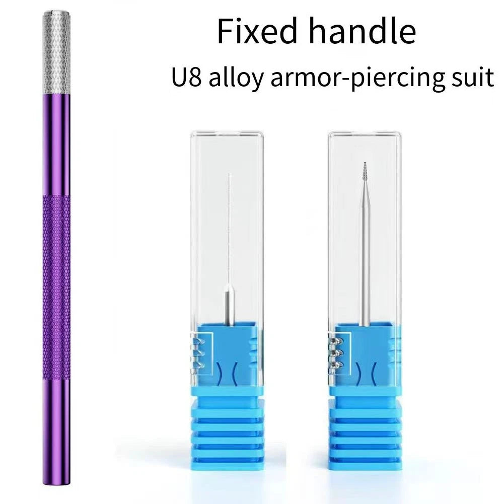 U8 Alloy Sliding Thread Screw Removal Drill Bit with Left Hand Cutting Edge