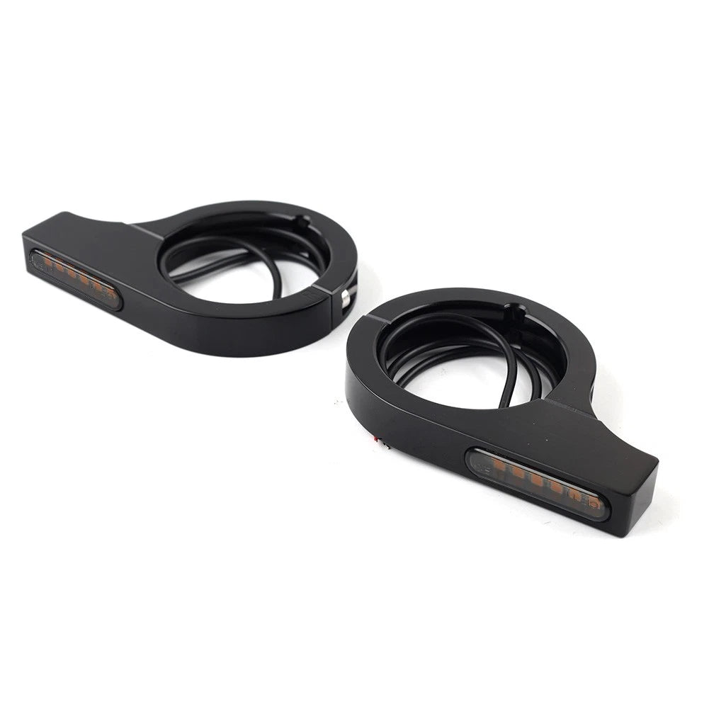 LED Fork Turn Signal Light Indicator for Harley Touring Dyna (2014–2023)