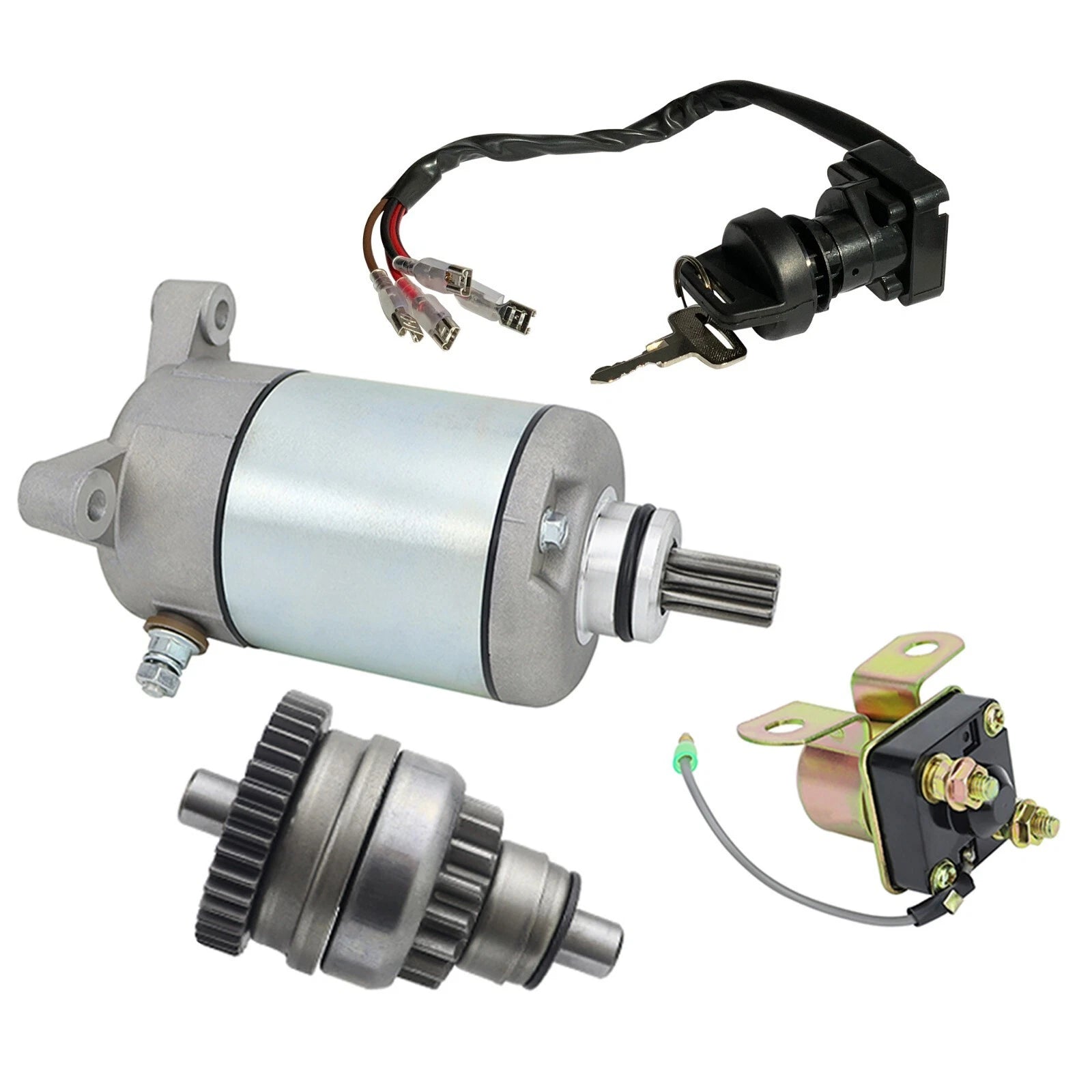 Starter for Polaris Sportsman 500 4x4 (1996–1998) W/Bendix & Relay Key Switch