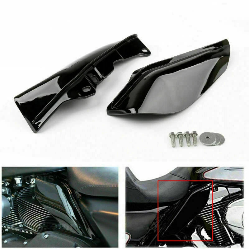 Mid-Frame Air Heat Deflector Trim Accents for Harley Touring Street Glide (T9)