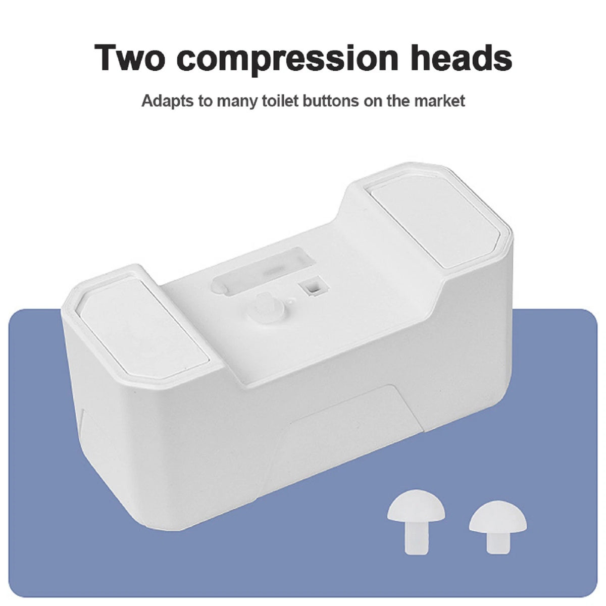 Touchless Toilet Flusher Button for Home (ABS Plastic)