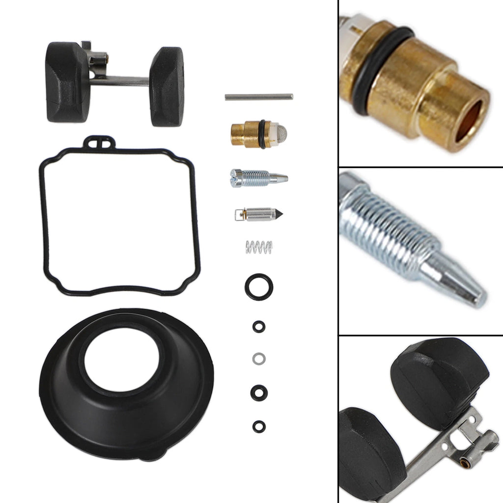2 Sets Carburetor Rebuild Repair Kit for Yamaha XVS650 V Star 650 (1998–2016)