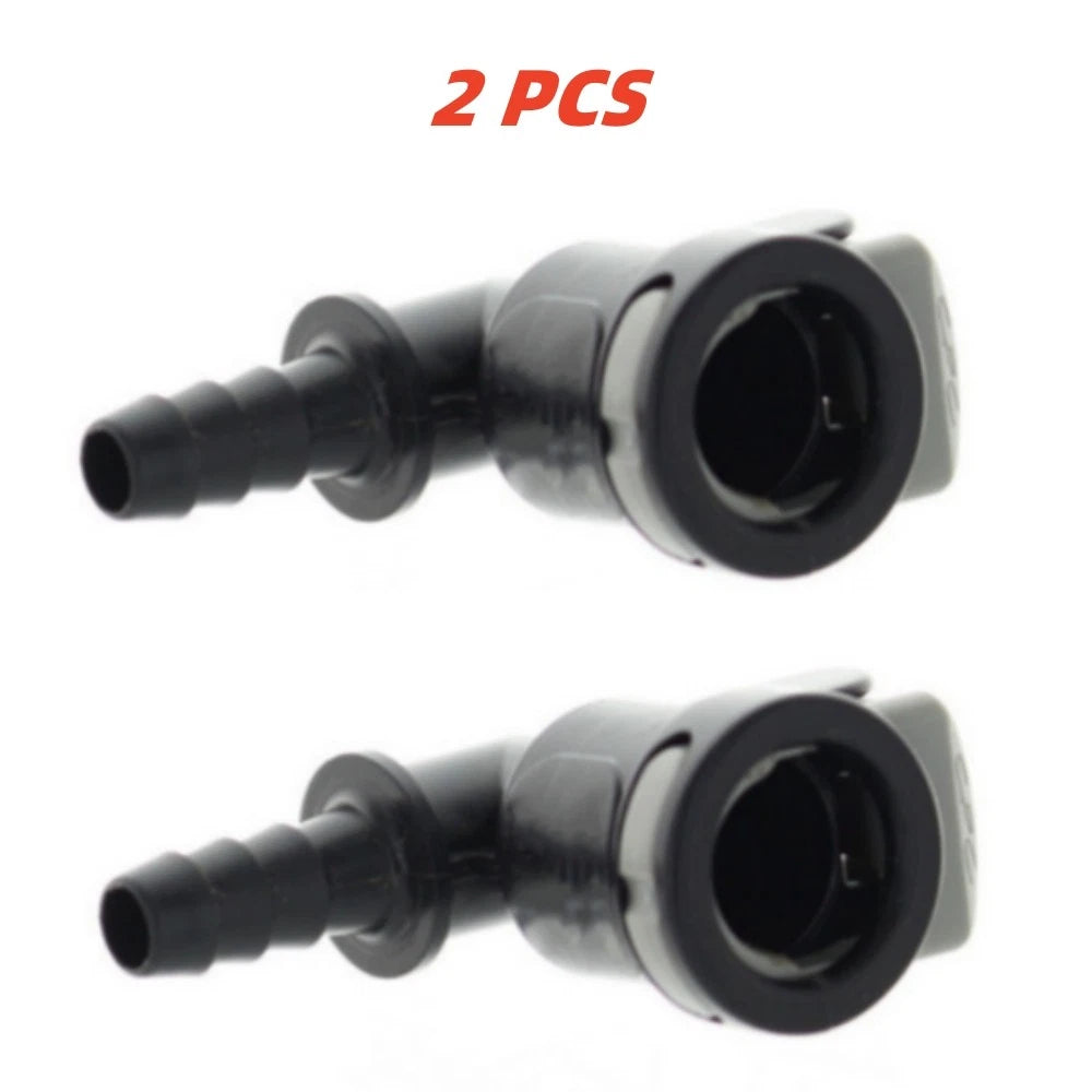 Set of 2 Gear Lube Monitor Elbow Fittings for MerCruiser Alpha Bravo (N/A)