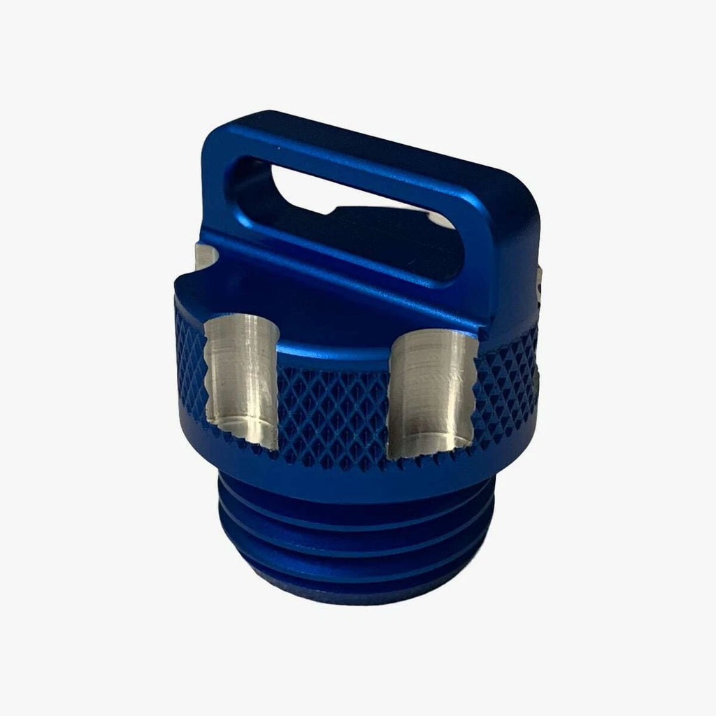 Billet Engine Oil Filler Mini Cap for Yamaha 1.8L - Blue