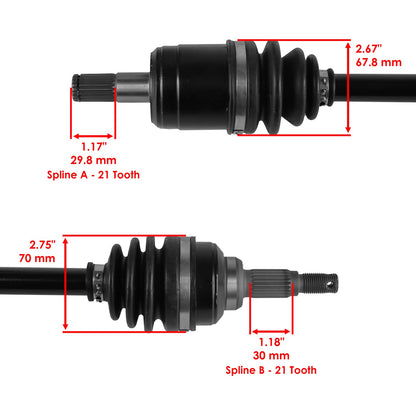 Front Left CV Joint Axle Bearing And Seal Replacement for Honda (2005–2008)