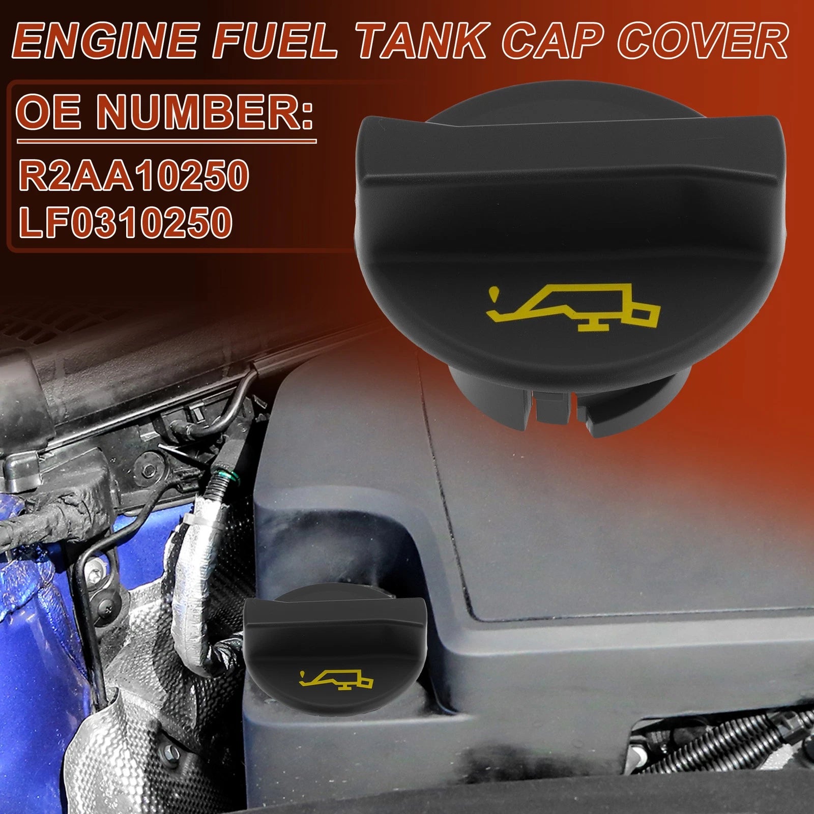 Oil Filler Cap Replacement for Mazda 2 Hatchback (DJ) (2016–2019)
