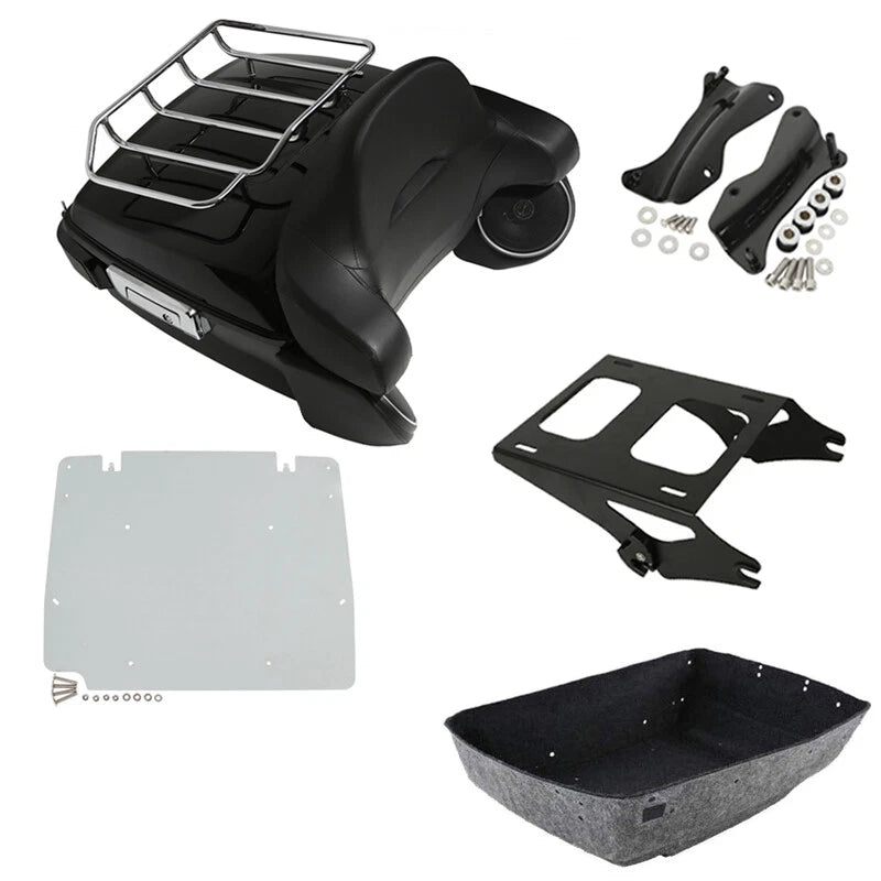 Trunk Pad Light Rack Speaker Mount Plate for Harley Touring (2014–2026)