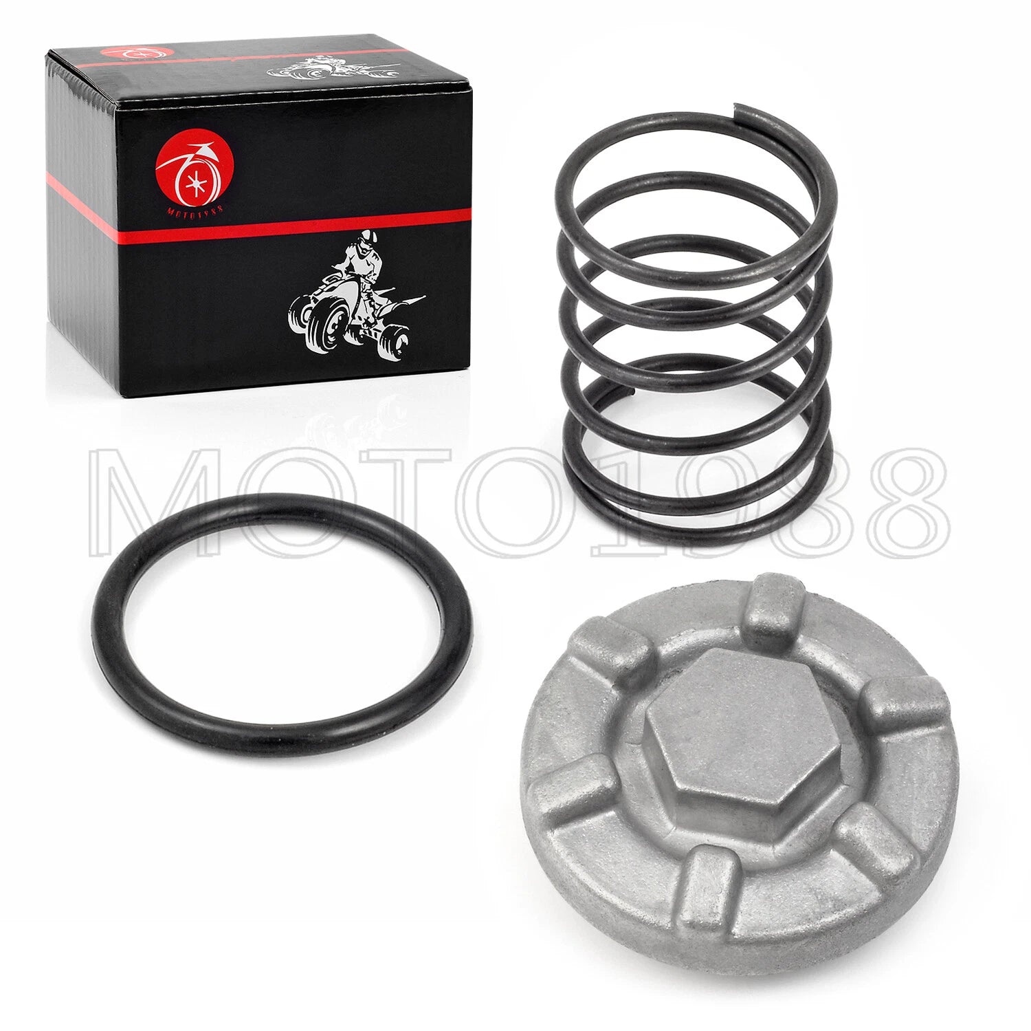 Oil Drain Plug Set with O-ring & Spring for Yamaha Kodiak Grizzly Rhino (400–600)
