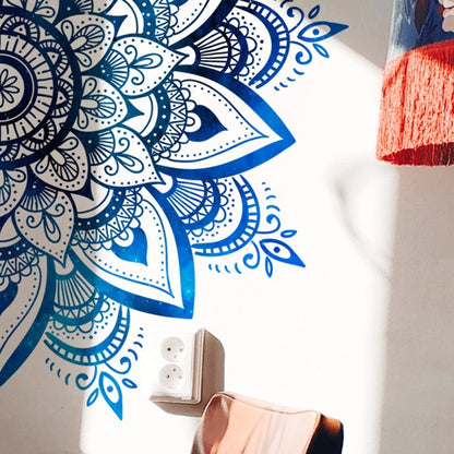 Stylish Mandala Vinyl Wall Sticker for Zen Decor
