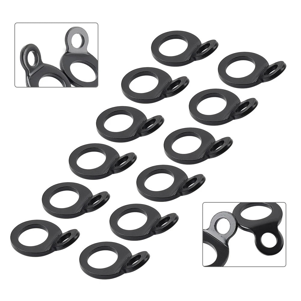 12PCS Multi-Purpose Tie Down Strapping Hook Anchor For Tiedown Attachment Points