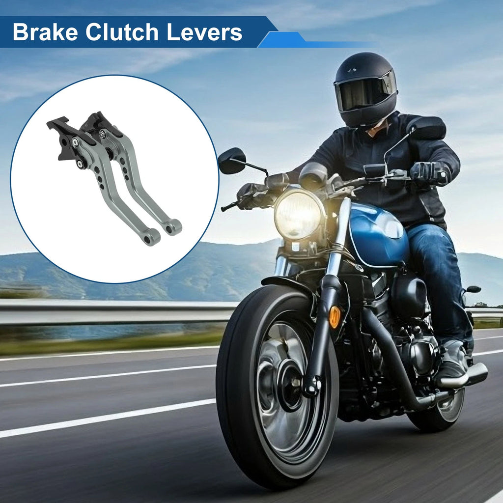 Adjustable Brake Clutch Levers for Honda CBF600 SA (2010–2013) Titanium