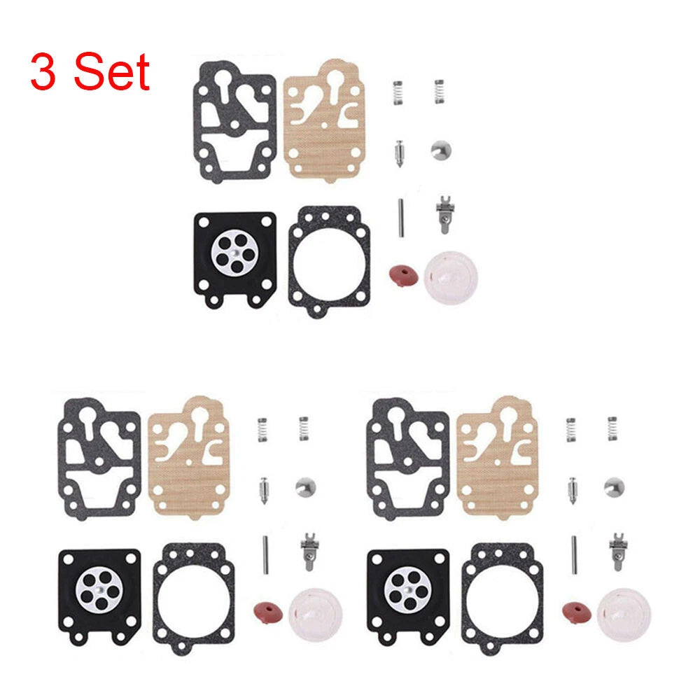 3X Carburetor Gasket Repair Kit for Honda CG260 (43CC, 52CC) 40-5/44F-5