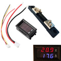 Digital Voltmeter Amp Volt Tester for Universal Use (0-100V, 50A)