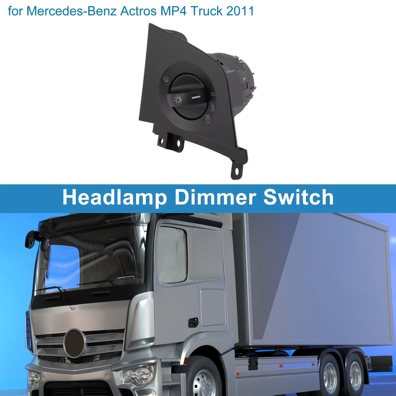 Headlight Switch for Mercedes-Benz Actros MP4 Truck (2011–2015) Replacement