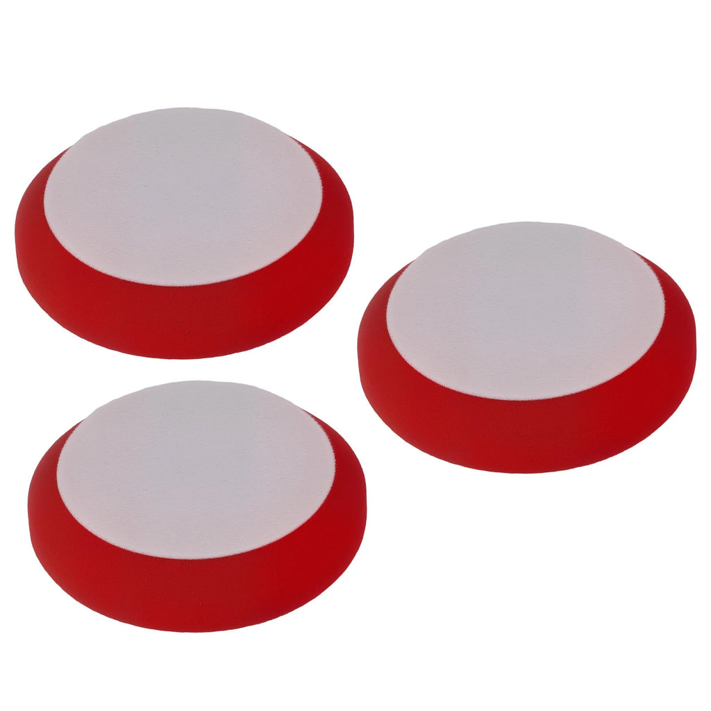 3-Inch Coarse Foam Buffing Pads for Polishing Machine (3 Pack)