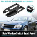 Door Window Switch Bezel Front Left Right Replacement for Dodge Avenger (2011–2014)