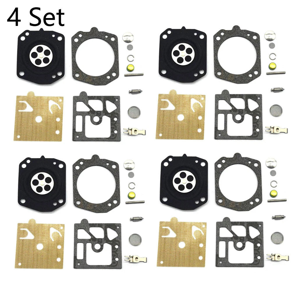 Set of 4 Carburetor Rebuild Kits for Walbro K22-HDA Chainsaw (N/A)